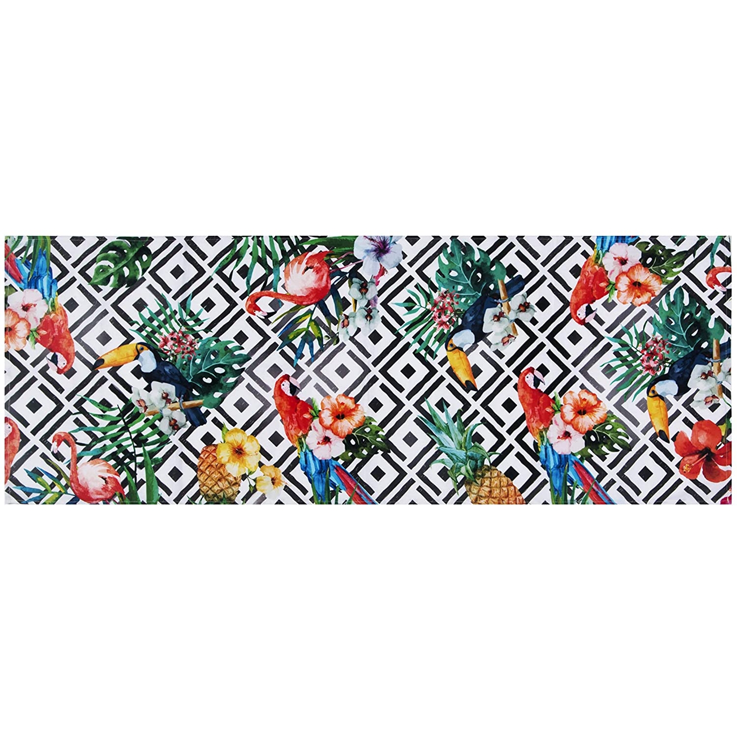 Runner Tropical tovaglia centro tavola in cotone 45x140 cm cod.63002 Excelsa